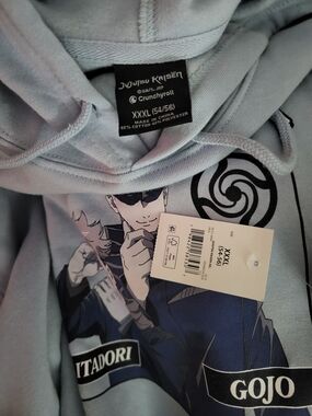 H&M Light Blue Jujutsu Kaisen 'Gojo' Crewneck Sweater
